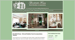Desktop Screenshot of brookfieldguesthouse.uk.com